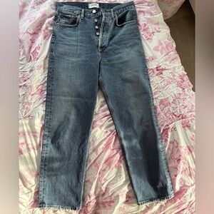 Agolde Straight Blue Jeans